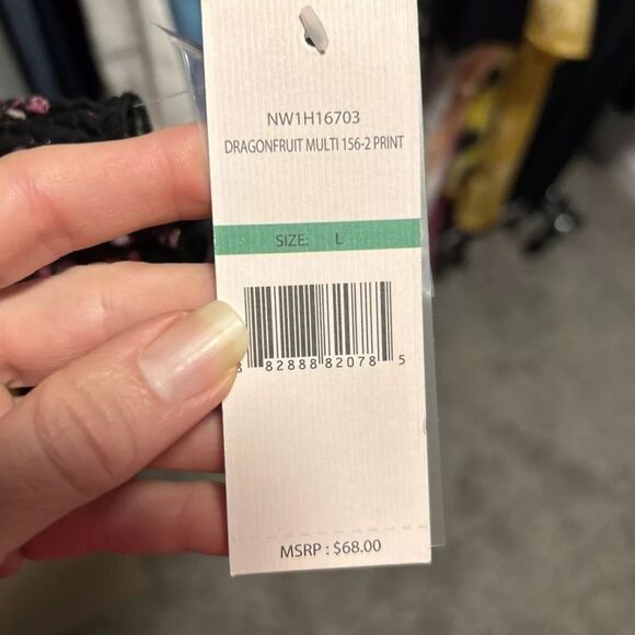 Nanette Lepore floral sheer long sleeve button down blouse w/ cami NWT - Picture 12 of 12